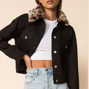 BB Dakota Black Denim Jacket